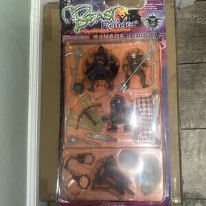Chap Mei Beast Raider Savage Warrior action figure set. Rare Vintage